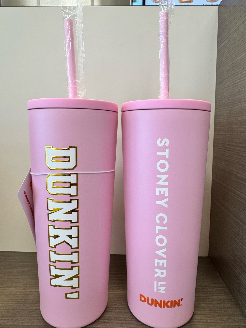 Pink Stainless Tumbler – Stoney Clover Co. x Dunkin Collaboration